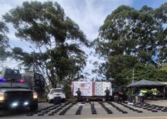 El Ejército Nacional logró en el norte del Cauca la incautación de media tonelada de marihuana.