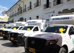 Cauca fortalece su red pública hospitalaria con nuevas ambulancias y vehículos asistenciales.