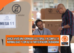 Cauca vivió una jornada electoral en completa calma y con alta participación ciudadana